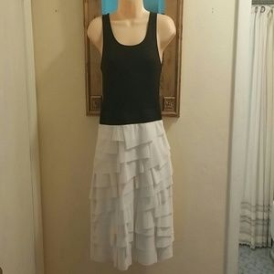 Black  &  white  dress