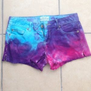 Tie Dyed Shorts