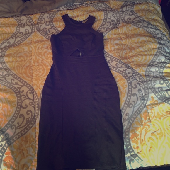 Olive Green Midi Dress