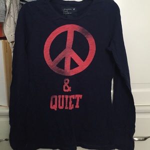 AE Peace And Quiet Long Sleeve Tee