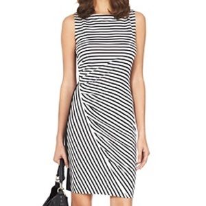 Diane von Furstenberg "Alicia" Striped Silk Jersey