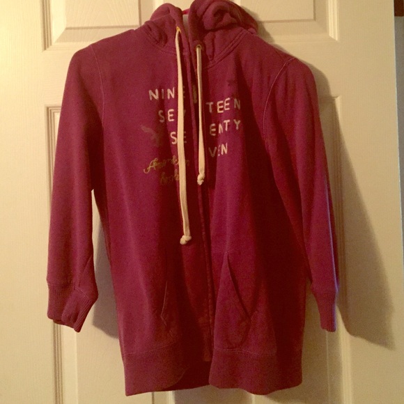 American Eagle 3/4 Sleeve Sweatshirt - Picture 1 of 1