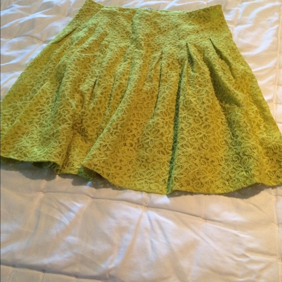Anthropologie lace skirt.