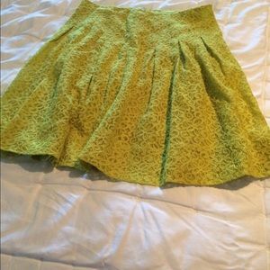 Anthropologie lace skirt.