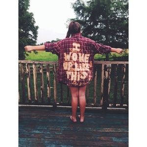 I woke up like this flannel