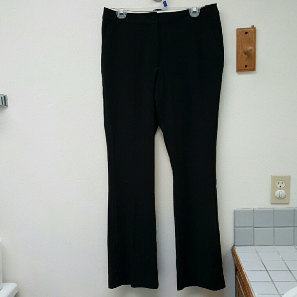 Black tuxedo style slacks