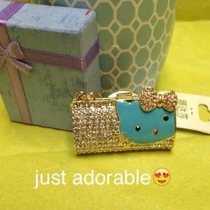 Hello Kitty crystal keychain or purse charm