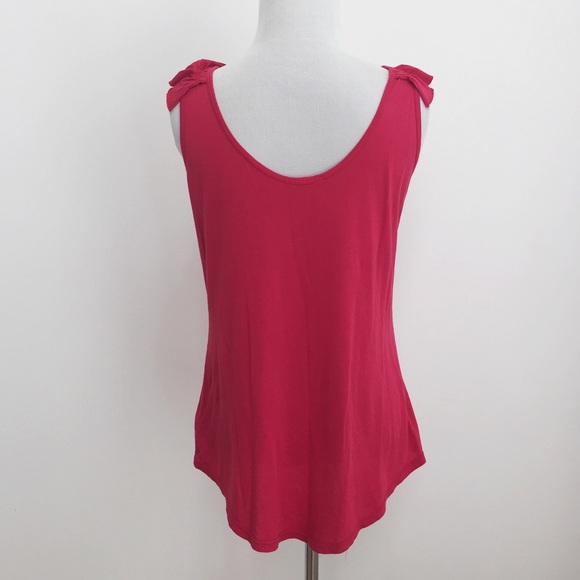 Red LA Made Ruffle Tank - Picture 3 of 4