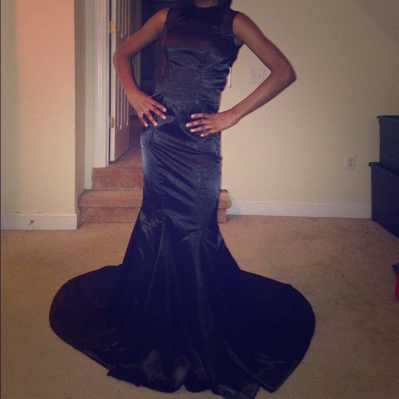 Black evening gown