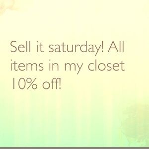 All items 10%off today!!