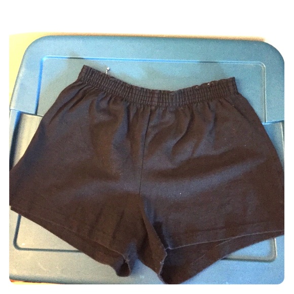 Black short with paw prints