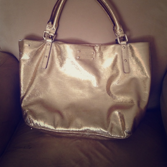 Kate spade gold bag