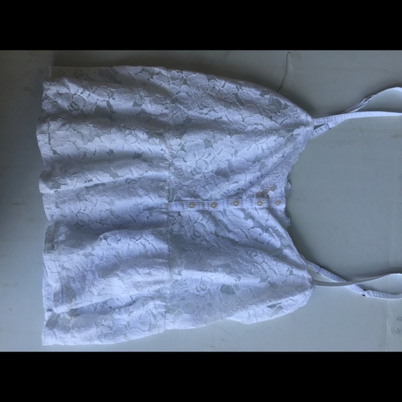 Hollister Crop Lace Top