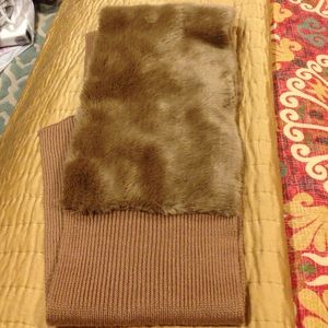 Banana Republic Faux Fur Scarf