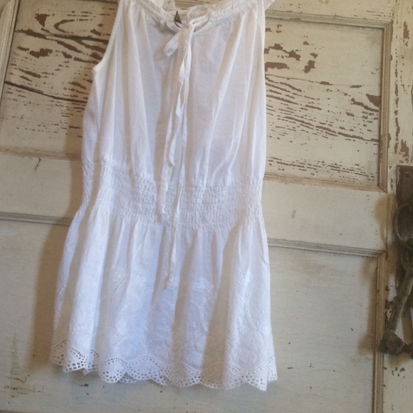 Linen white top