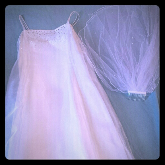 Children's communion dress.