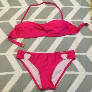 🚫sold🚫Flirty, pink bikini. NEVER WORN. Size M