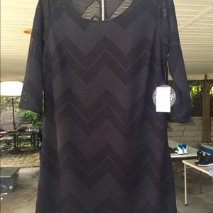 Black Loose Short Dress