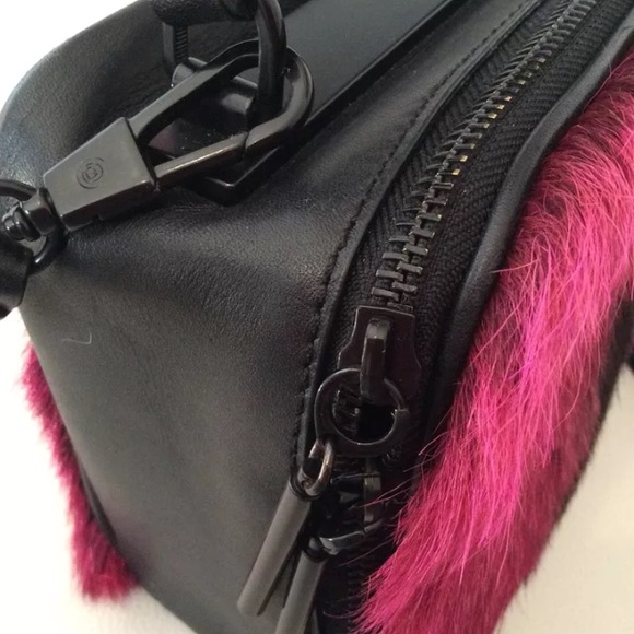 SOLD 3.1 Phillip Lim Pink & Black Fur Ryder - Picture 4 of 4