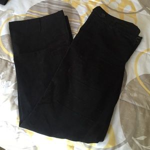 Black corduroy pants