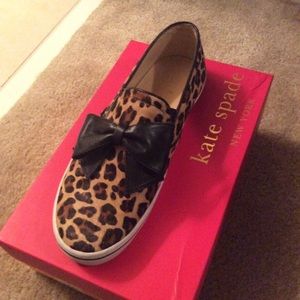 Kate Spade calf hair with leather now flats