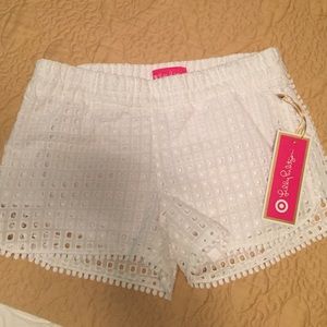 Lilly Pulitzer XS white shorts