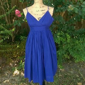 MAEVE royal blue empire waisted dress
