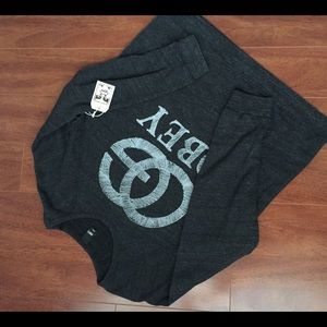 Men's dark printed Obey sweater