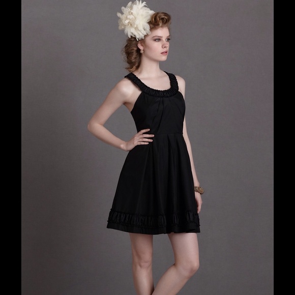 BHLDN Anthropologie Little Black Dress Size 2