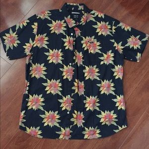 RVCA floral button down