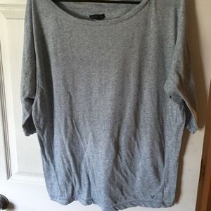 Light blue 3/4 quarter sleeve