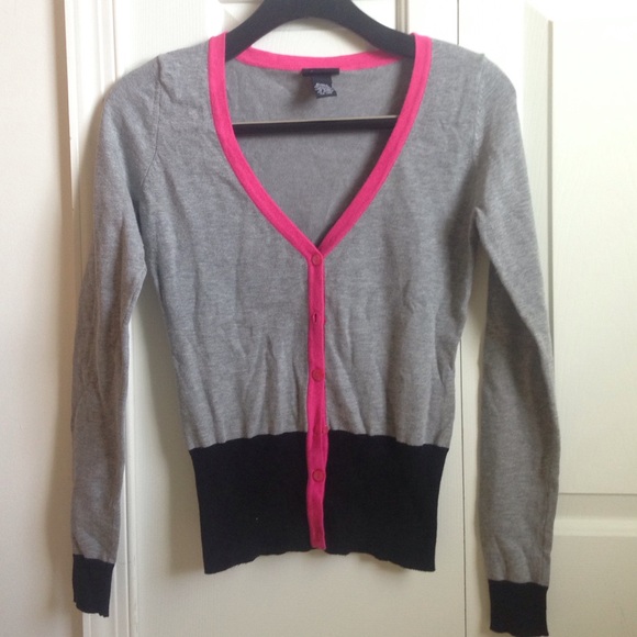 lightweight color block cardigan