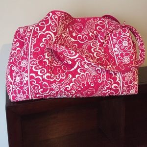 Vera Bradley large duffle bag.