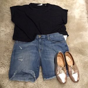 Sandro linen knit top.