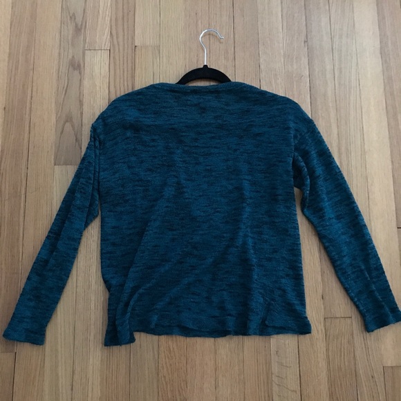 H&M DIVIDED BLUE LONG SLEEVE SHIRT SIZE XSMALL - Picture 3 of 3