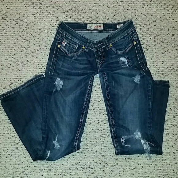 Mek modena distressed jeans