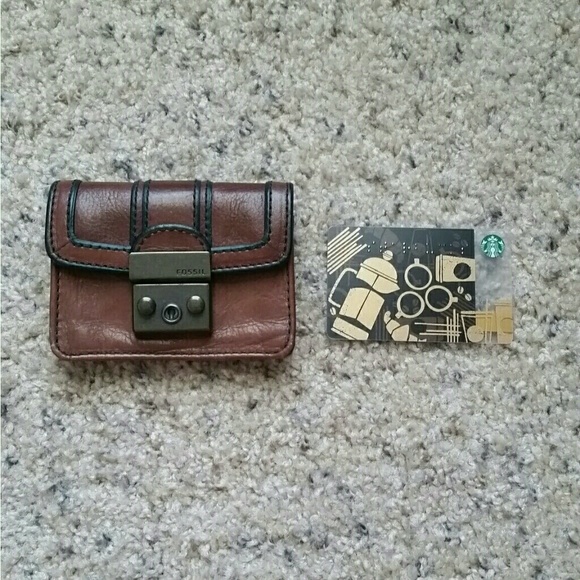 Fossil Card Holder/ Wallet Genuine Leather