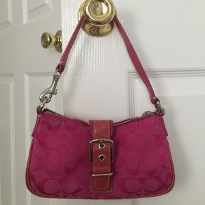 Deep Pink Coach Handbag