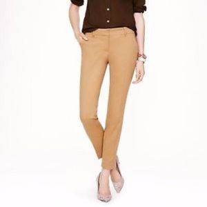 J.Crew Khaki Cafe Capri sz 2P