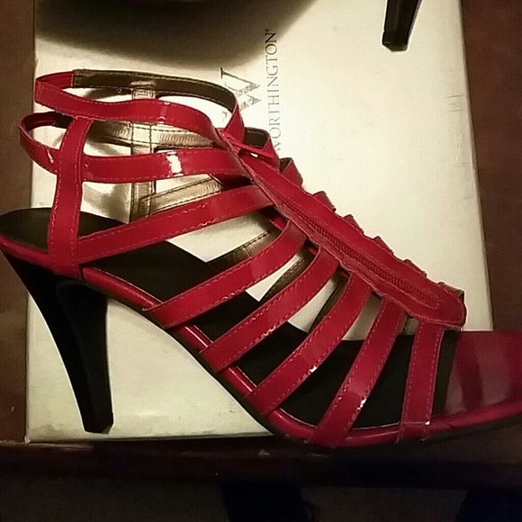 Pink Heels w/front Zipper