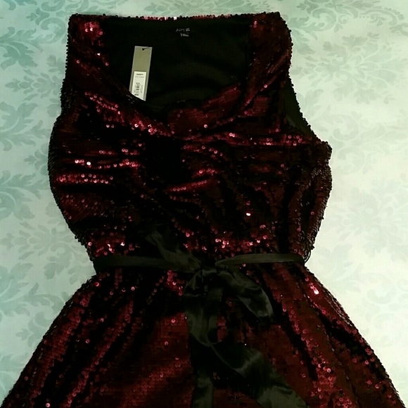 Apt. 9 burgundy sequin dress - Picture 2 of 3