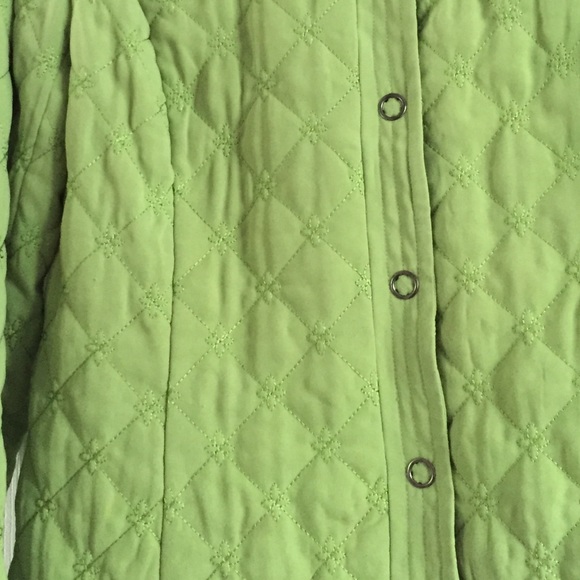 NEW PRICE π Lime green quilted jacket - Picture 2 of 4