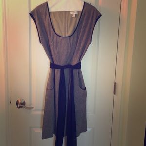 Ann Taylor Loft dress with pockets and sash