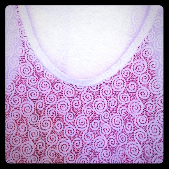 White Lace Beach Tunic Cover Up