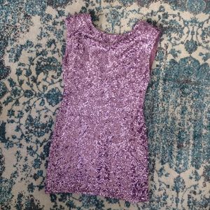 Alice + Olivia pink sequin dress