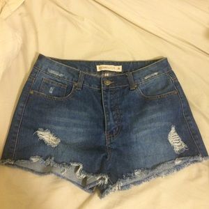High waisted shorts