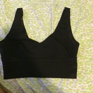 Black crop shirt