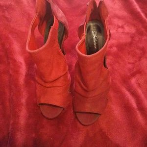 Red stilettos shoes