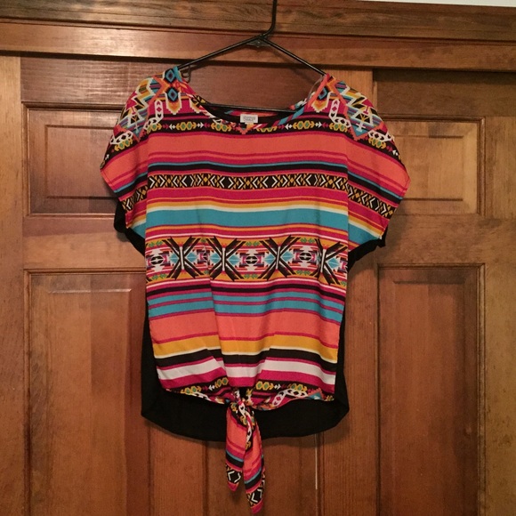NWOT Charming Charlie's Tribal Shirt