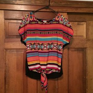 NWOT Charming Charlie's Tribal Shirt